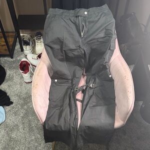 Fashion Nova Gray Flare & Wide Leg Jeans